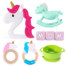 TR003A New Promotion Low Price Customized BPA Free Baby Silicone Teether Toy Factory From China